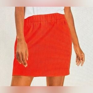 Lou & Grey Neon Orange Skort Size Small